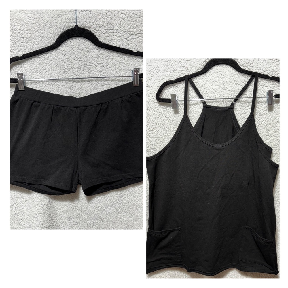 2-PIECE WOMENS RACER BACK & SHORT SET